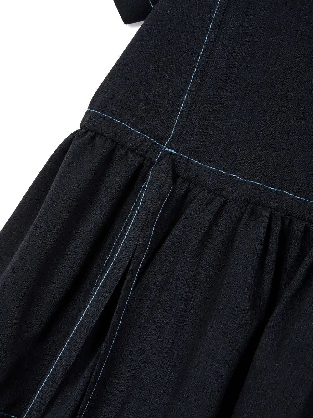 STUDIO TOMBOY Gelaagde jurk met kraag Zwart