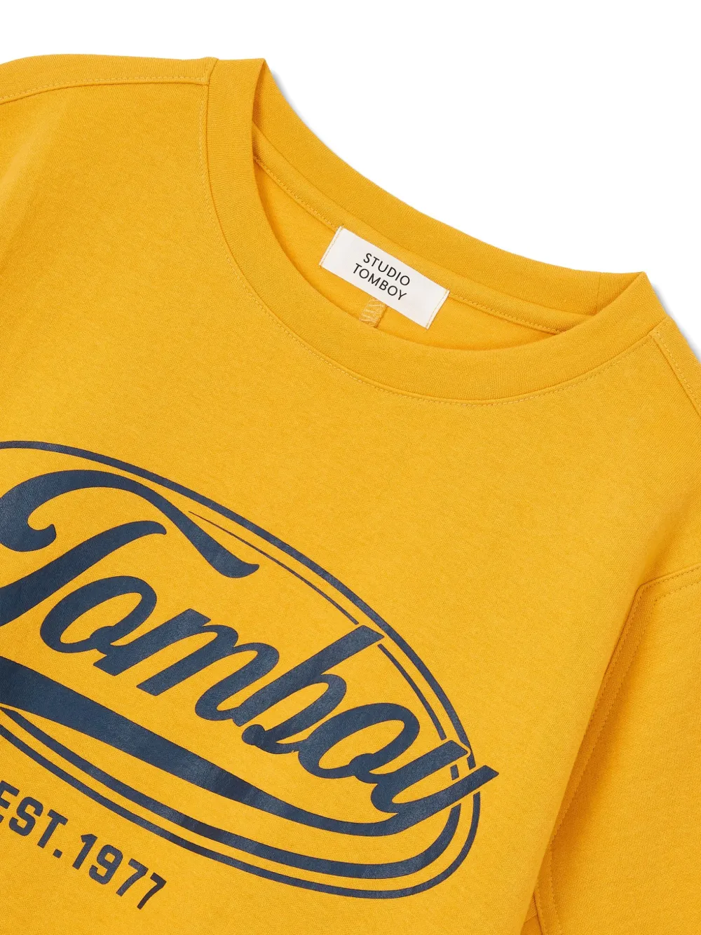 STUDIO TOMBOY T-shirt met logoprint Oranje