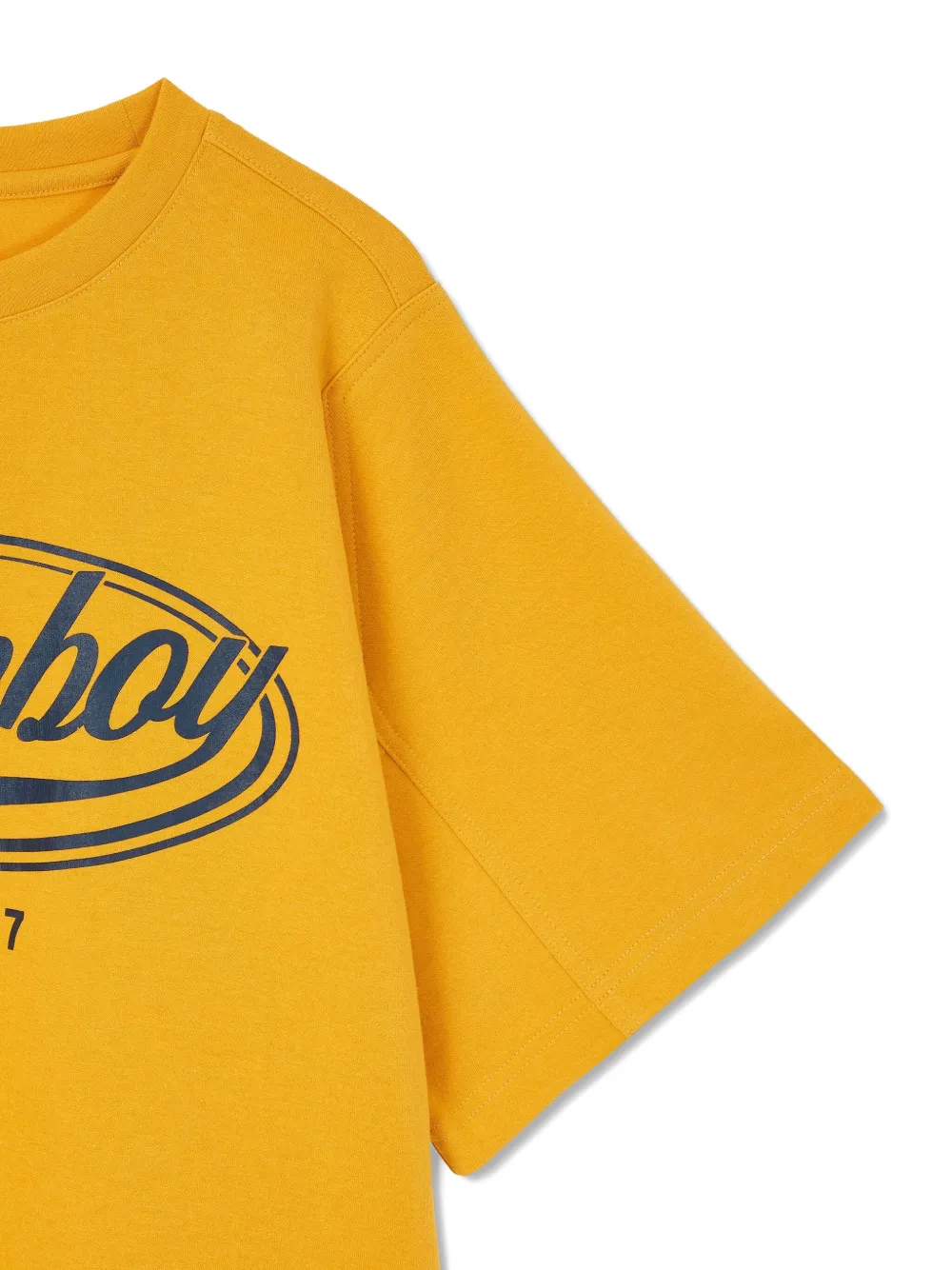 STUDIO TOMBOY T-shirt met logoprint Oranje