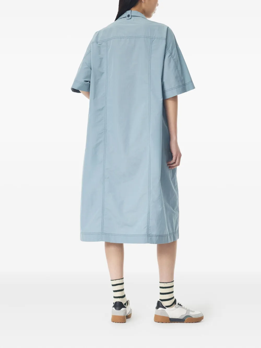 STUDIO TOMBOY collared shirt dress Blauw
