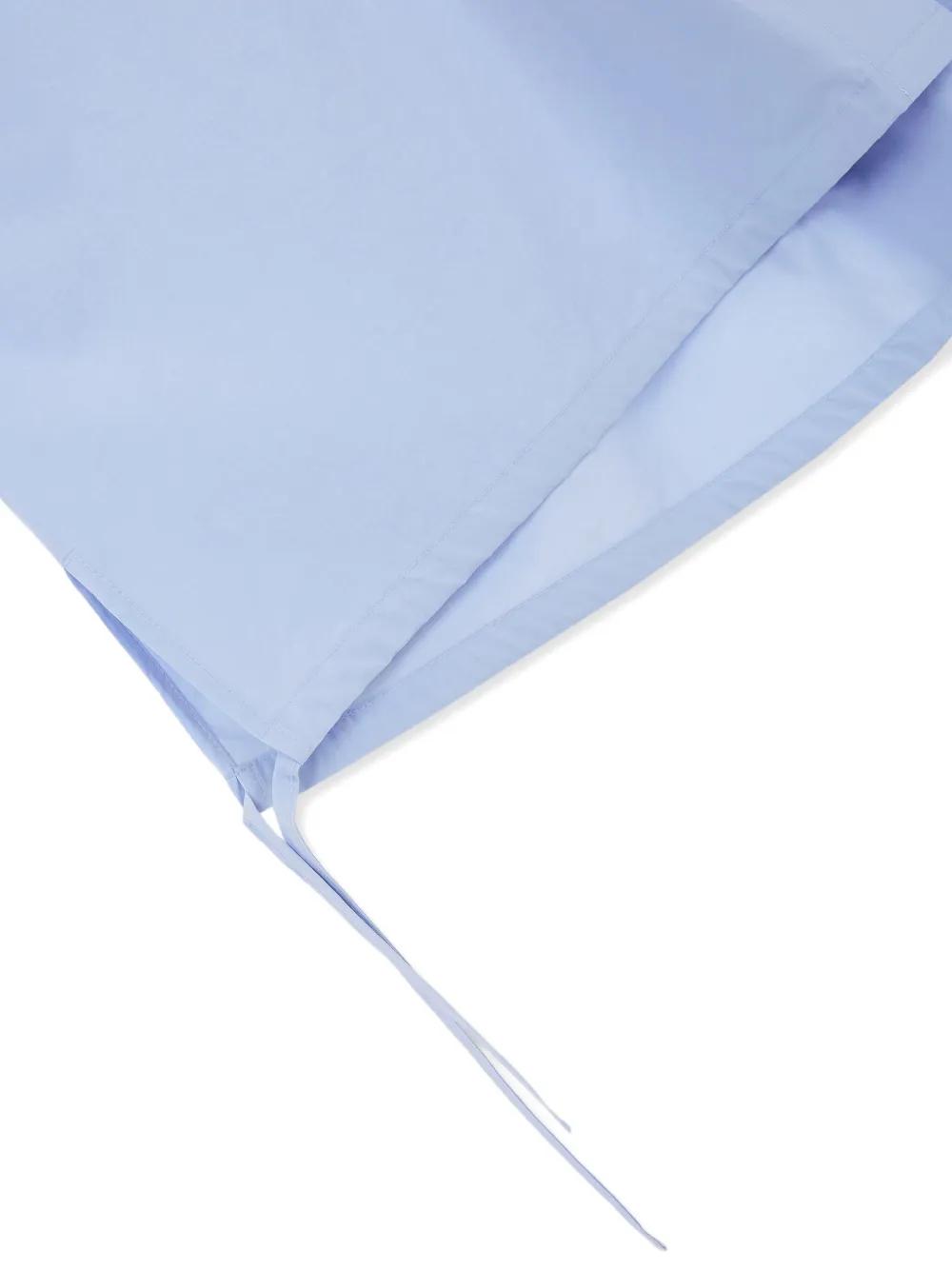 STUDIO TOMBOY Blouse met korte mouwen en trekkoord Blauw