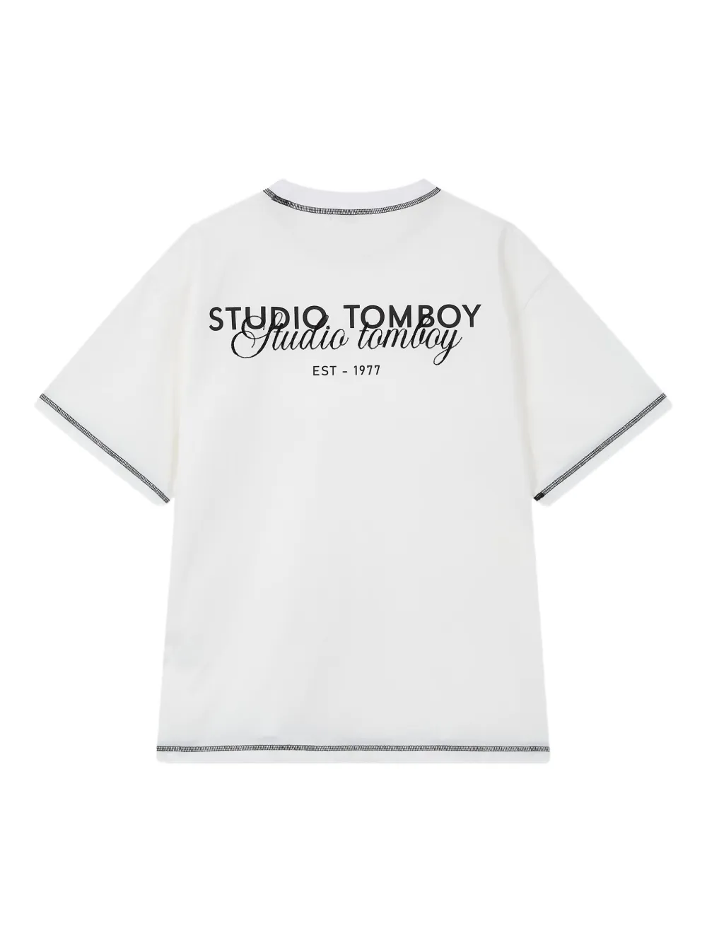 STUDIO TOMBOY playera con ribete en contraste | Playeras y jerséis | Image 2