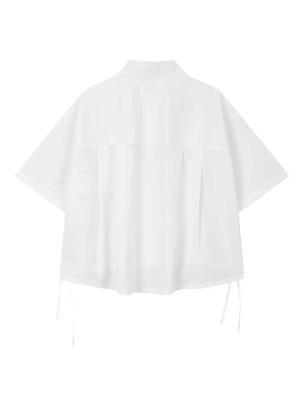 STUDIO TOMBOY short-sleeve cropped shirt - Wit