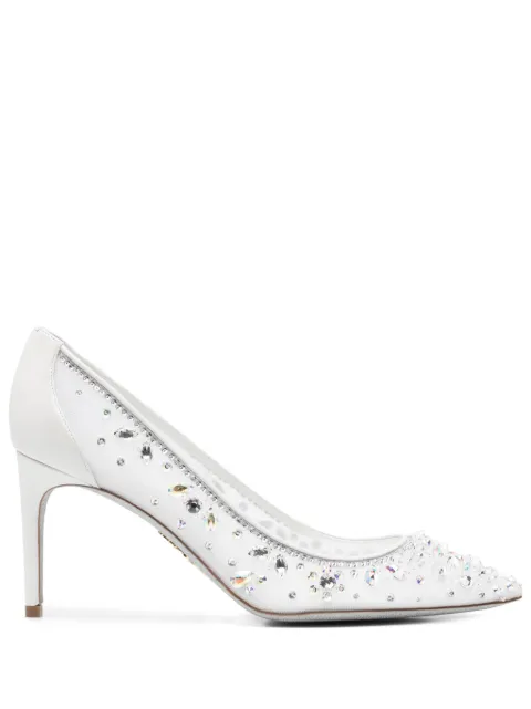 René Caovilla 80mm Cinderella pumps