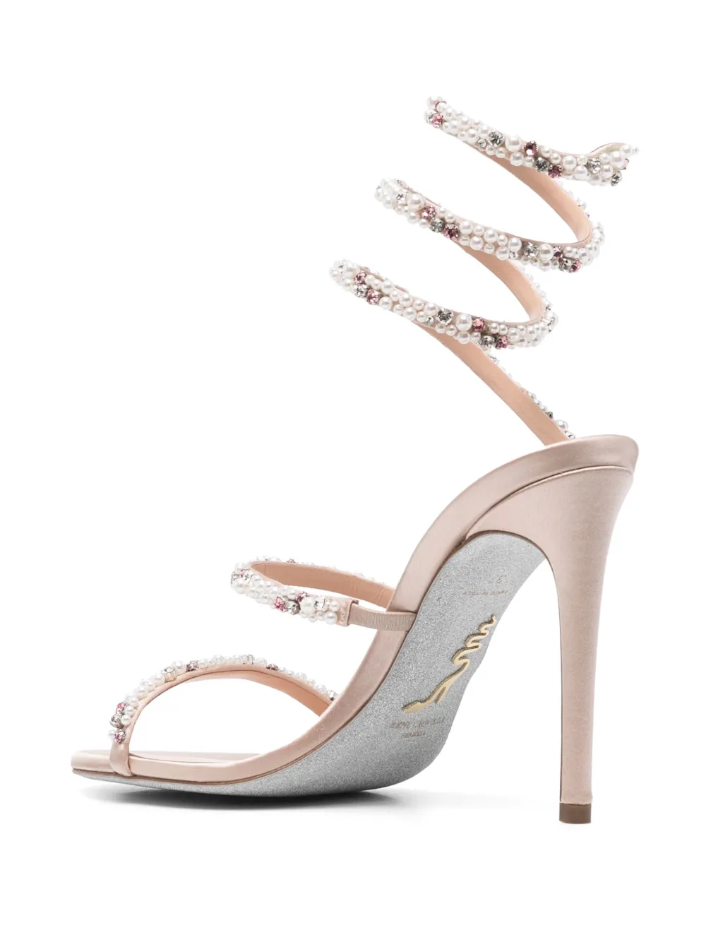 René Caovilla 110 mm Cleo sandalen Roze