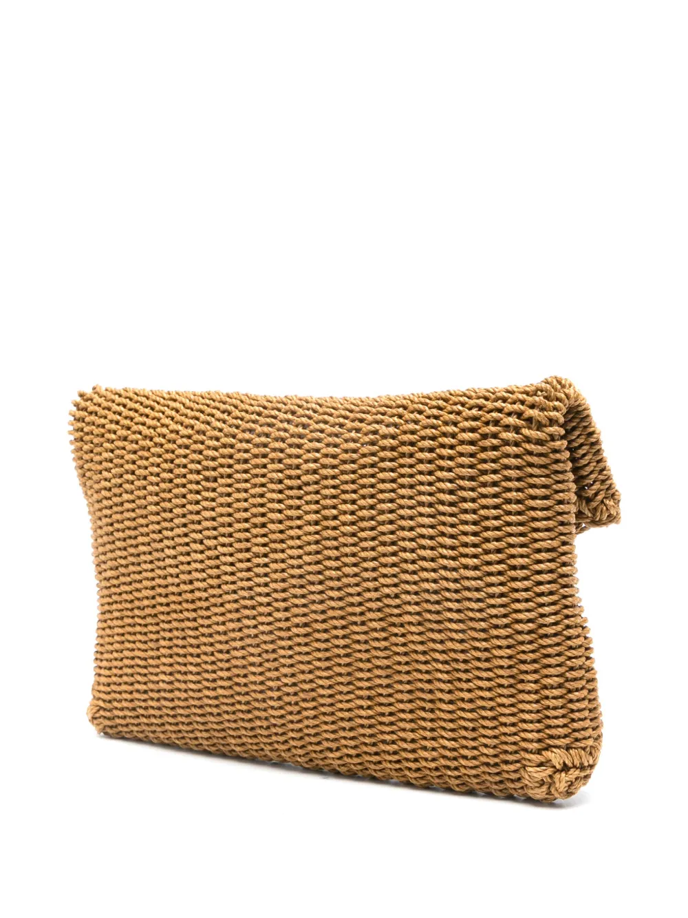Saint Laurent Grote Cassandre clutch Beige