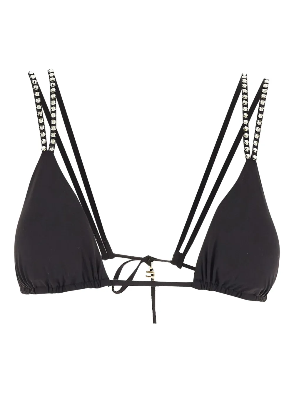 Fisico stud-embellished bikini top | Black | Image 1