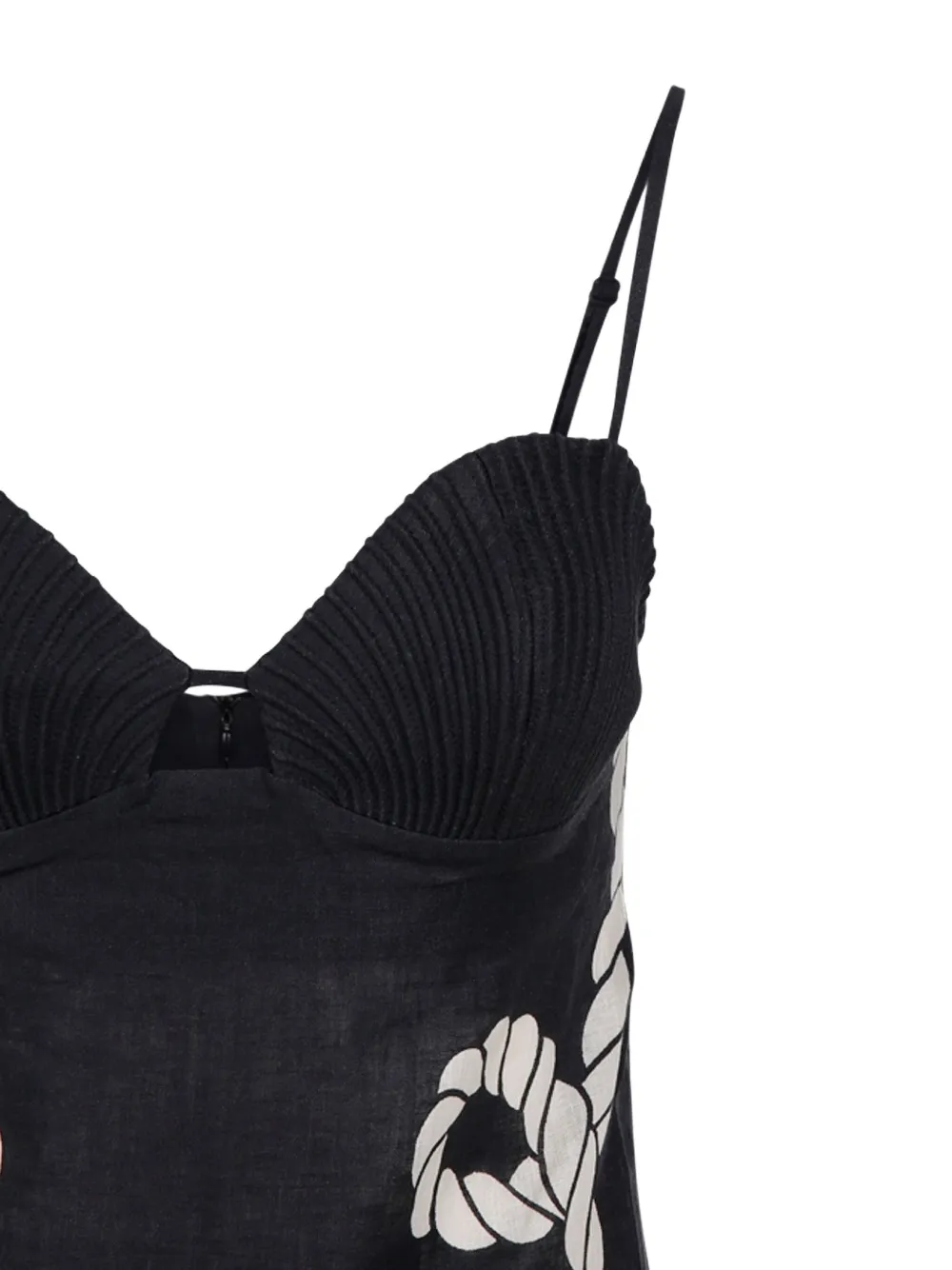 Shop Johanna Ortiz Enlightened Sailor Maxi Dress In Black