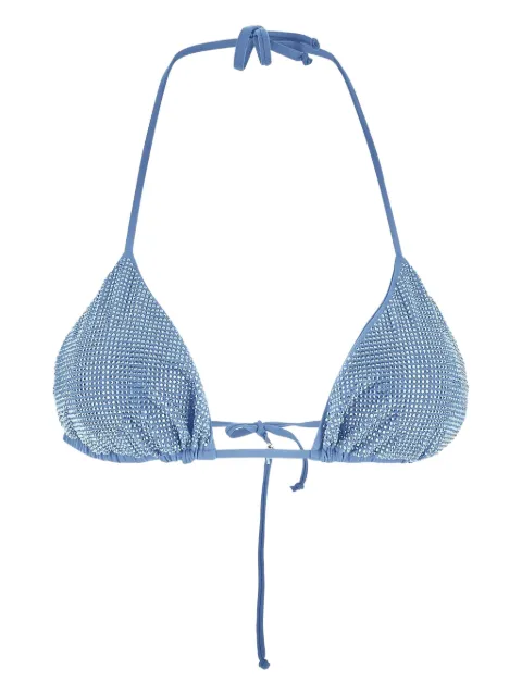 Fisico haut de bikini à ornements en strass