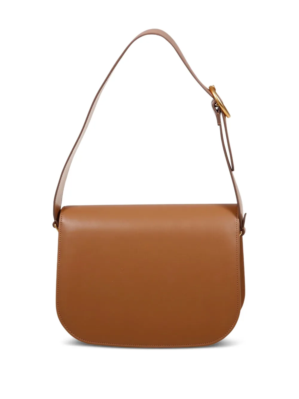 Amato daniele leather shoulder bag - Bruin