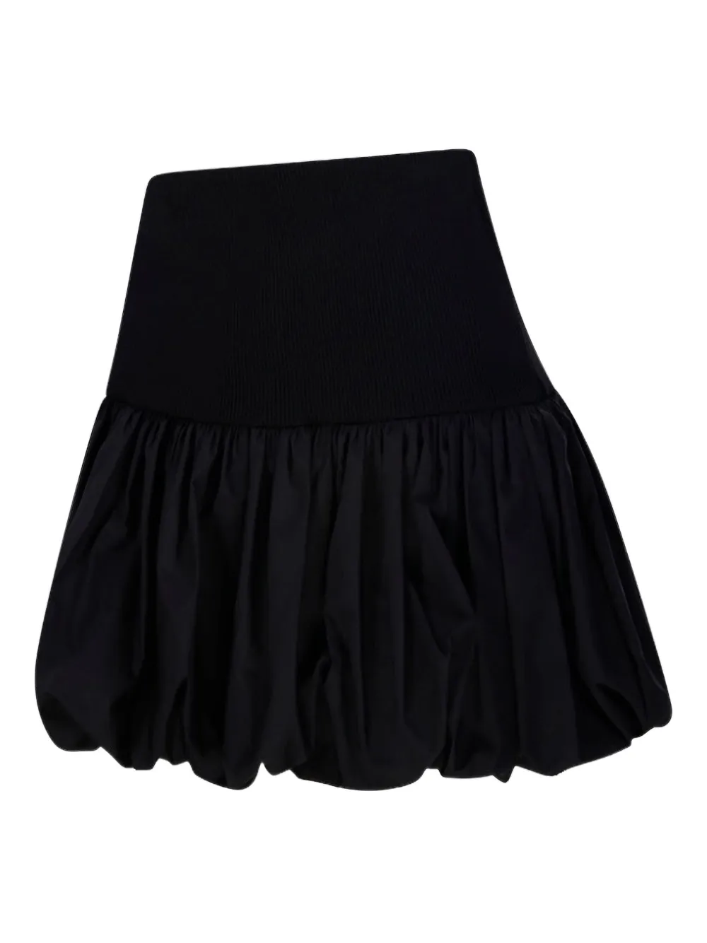 ANDREĀDAMO Mini-rok met afwerking Zwart
