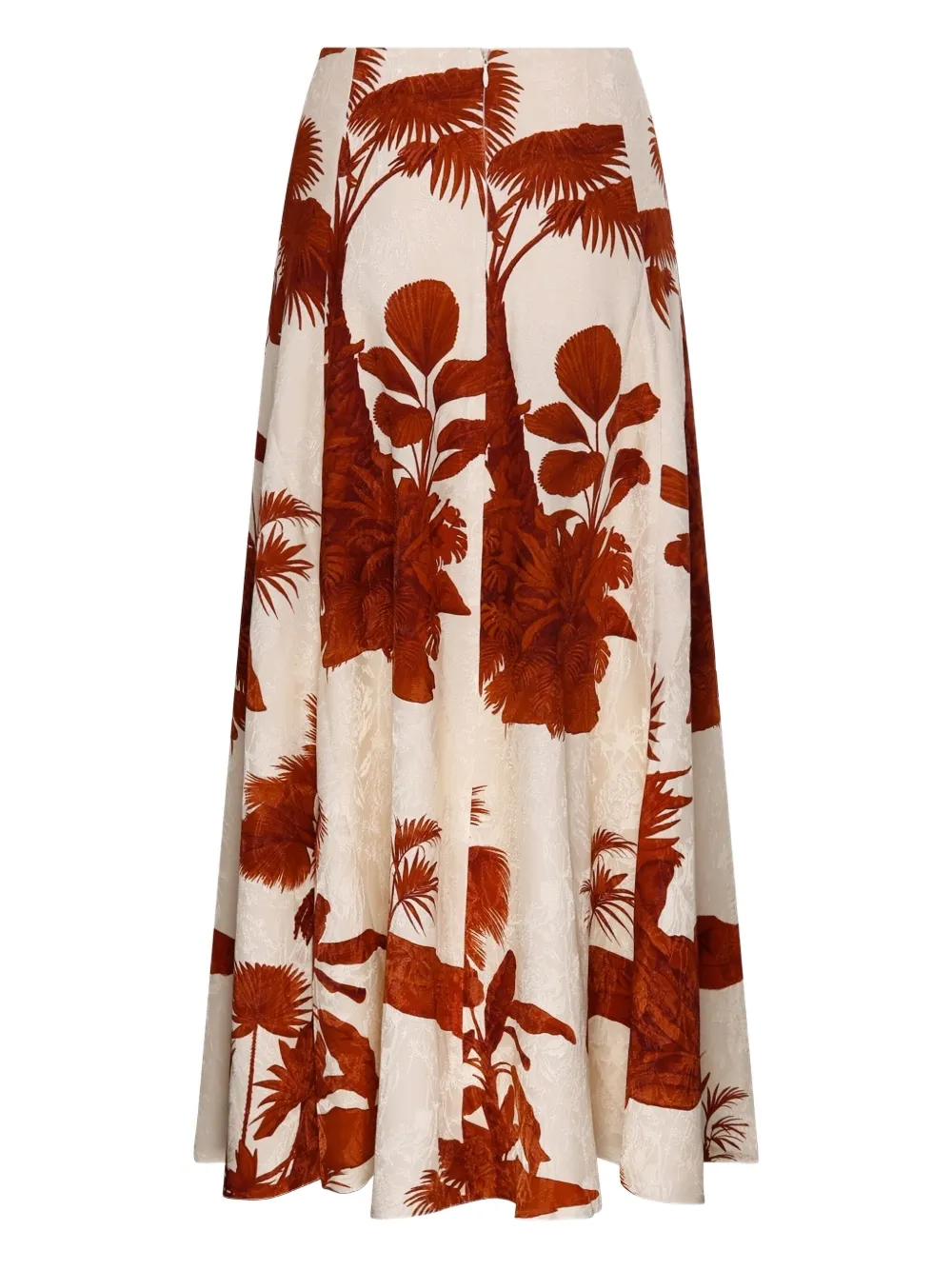 johannaortiz Johanna Ortiz Rok met grafische print - Bruin