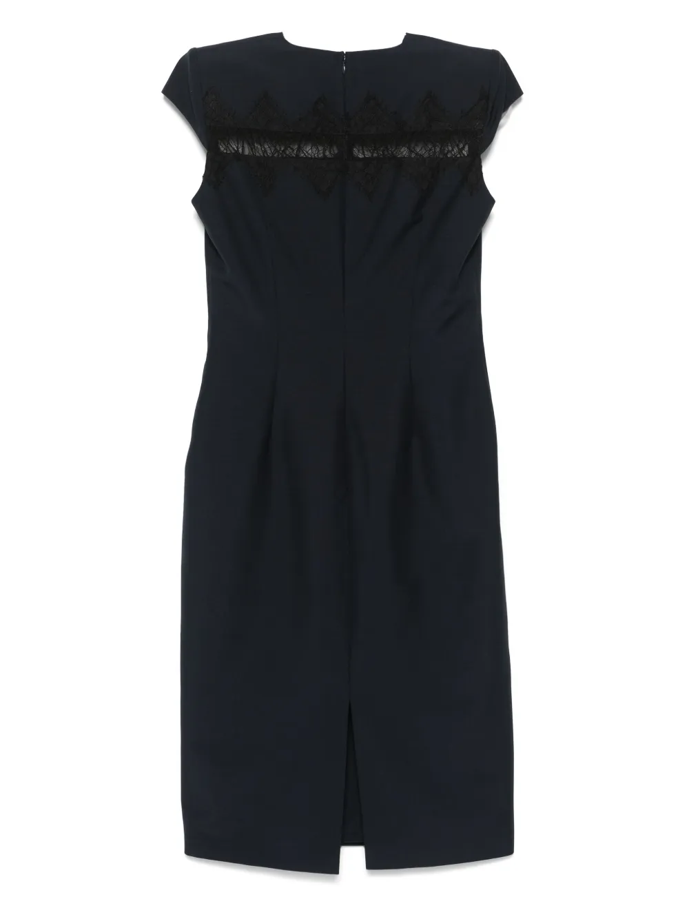 Alexander McQueen Getailleerde midi-jurk - Blauw