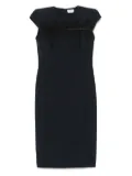 Alexander McQueen tailored pencil midi dress - Blue
