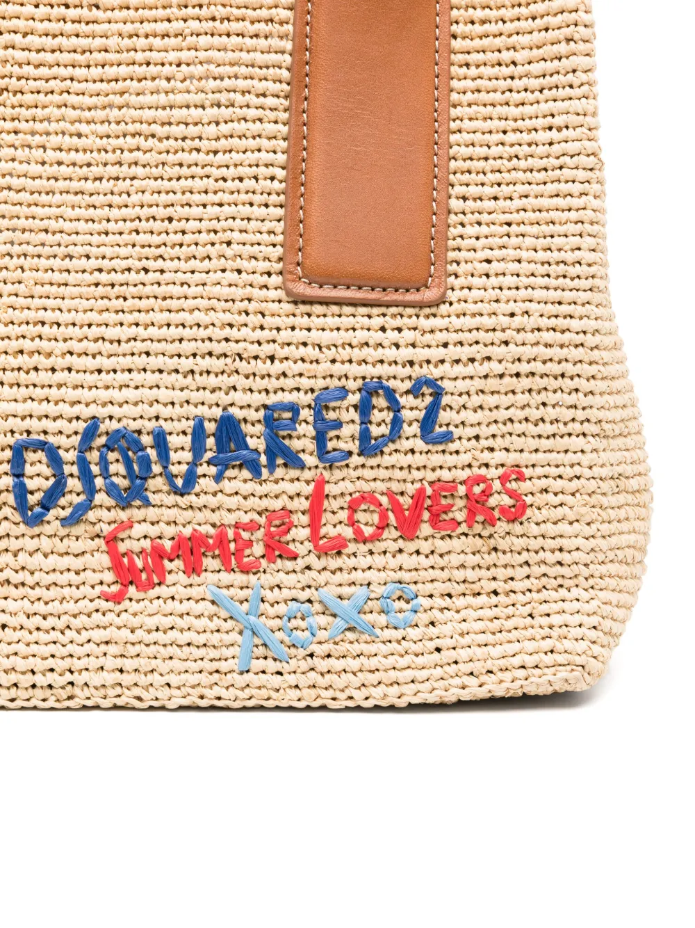 DSQUARED2 Summer Lovers shopper Beige