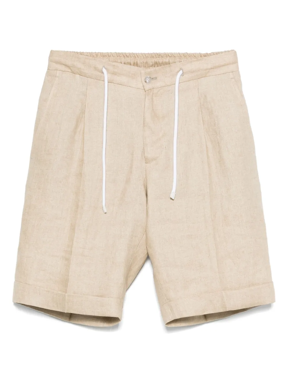 Barba linen shorts | Neutrals | Image 1