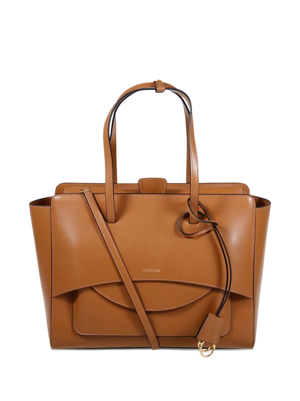 HIDESINS large Flap tote bag | Brown | Image 1