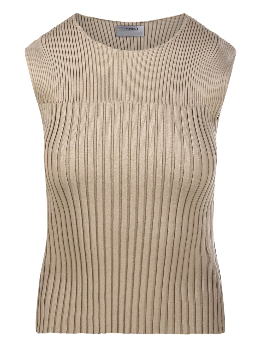 ribbed sleeveless top