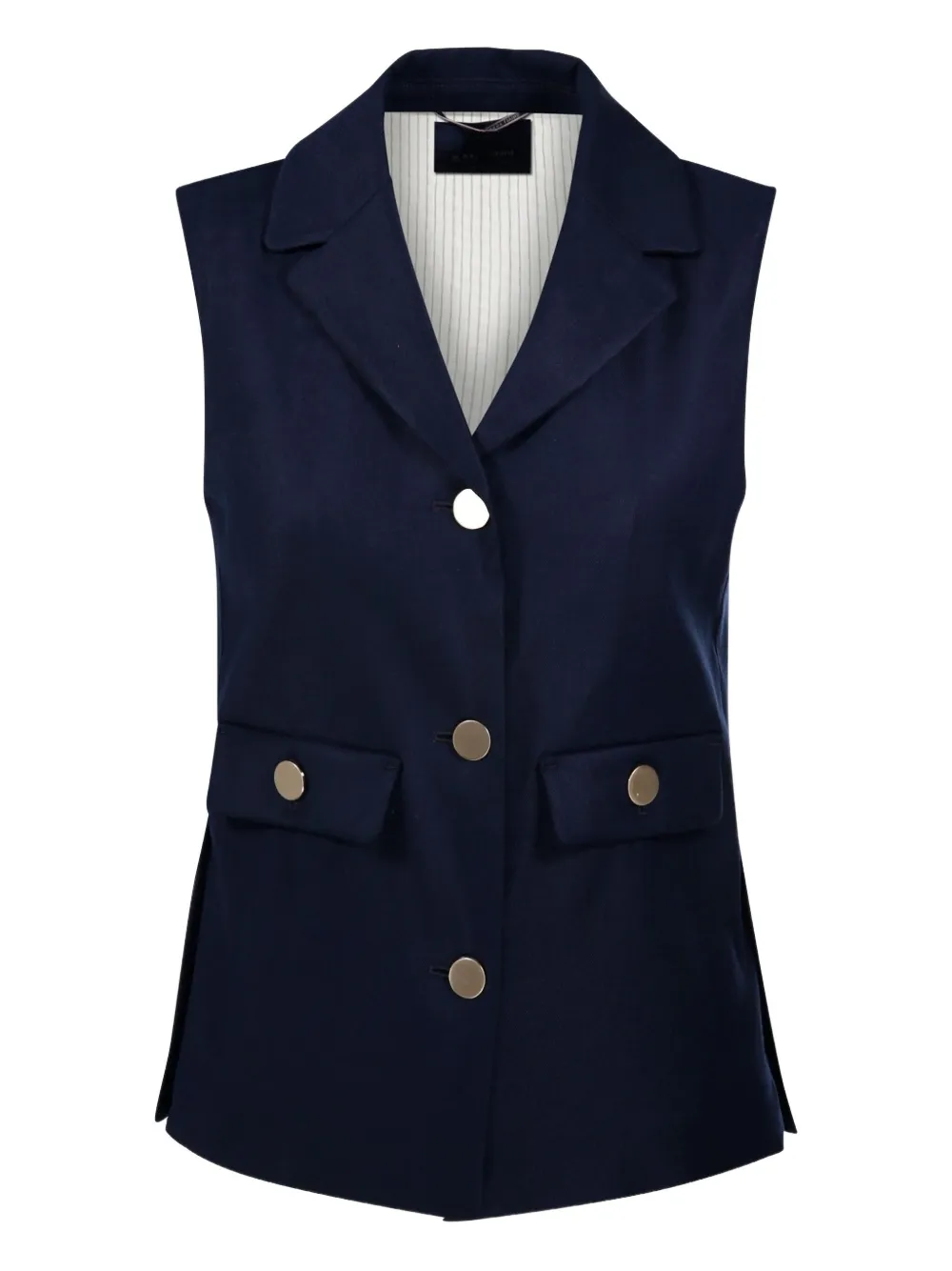 'S Max Mara chaleco con botones | azul | Image 1