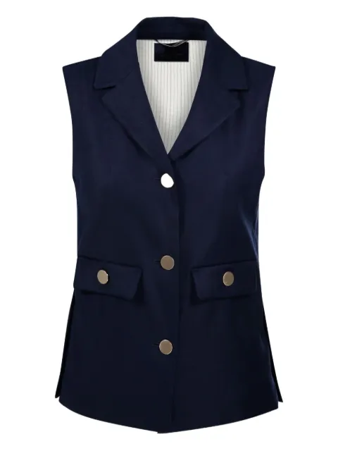 'S Max Mara chaleco con botones