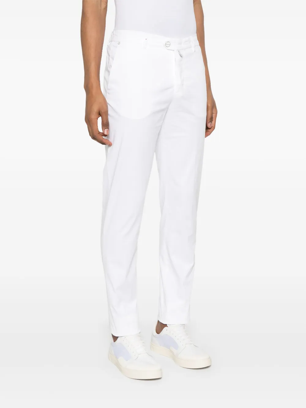 Shop Kiton Logo-patch Chinos