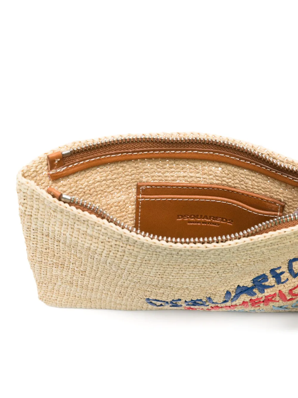 DSQUARED2 Summer Lovers clutch Beige
