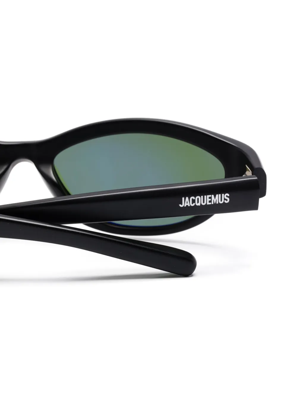Jacquemus Zonnebril met cat-eye montuur Zwart