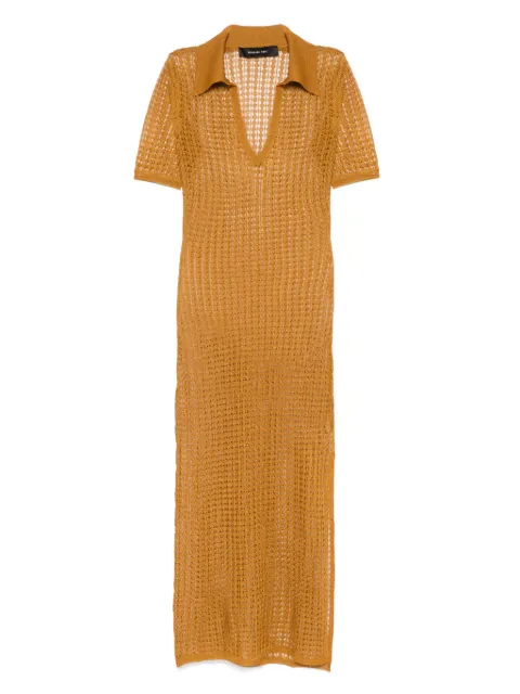 Federica Tosi open-knit maxi dress