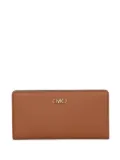 Michael Kors logo-plaque wallet - Brown
