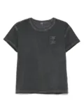 Moschino logo-patch T-shirt - Grey
