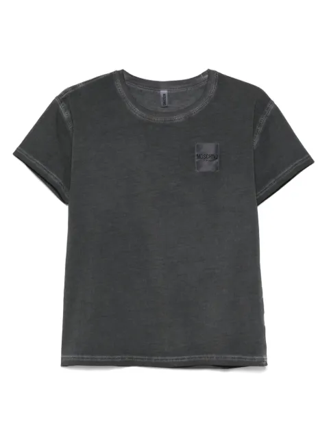 Moschino logo-patch T-shirt