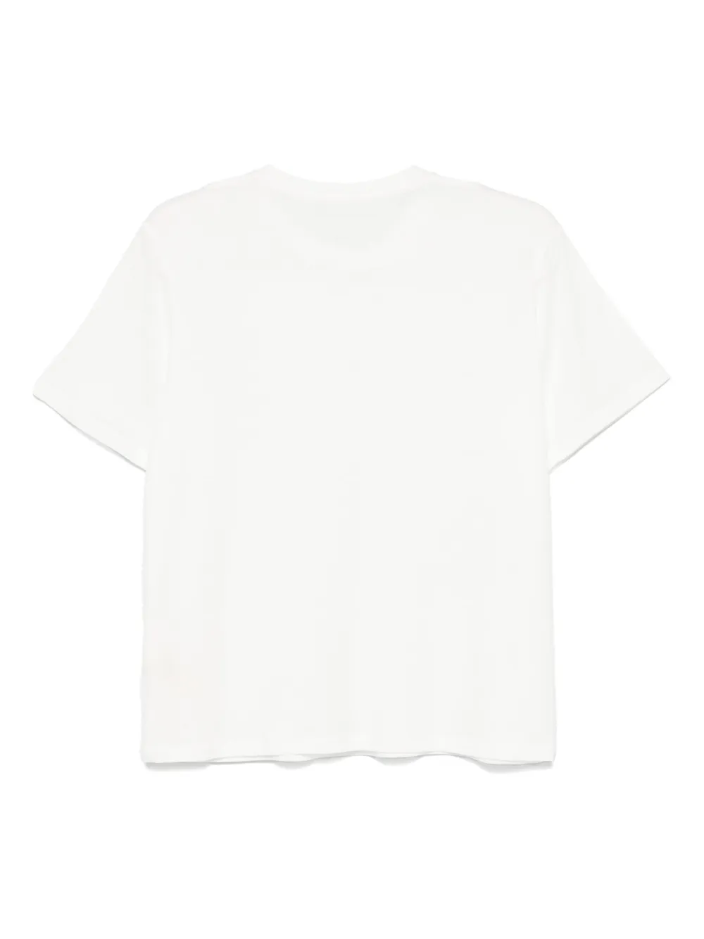 Shop Majestic Crew-neck T-shirt In White