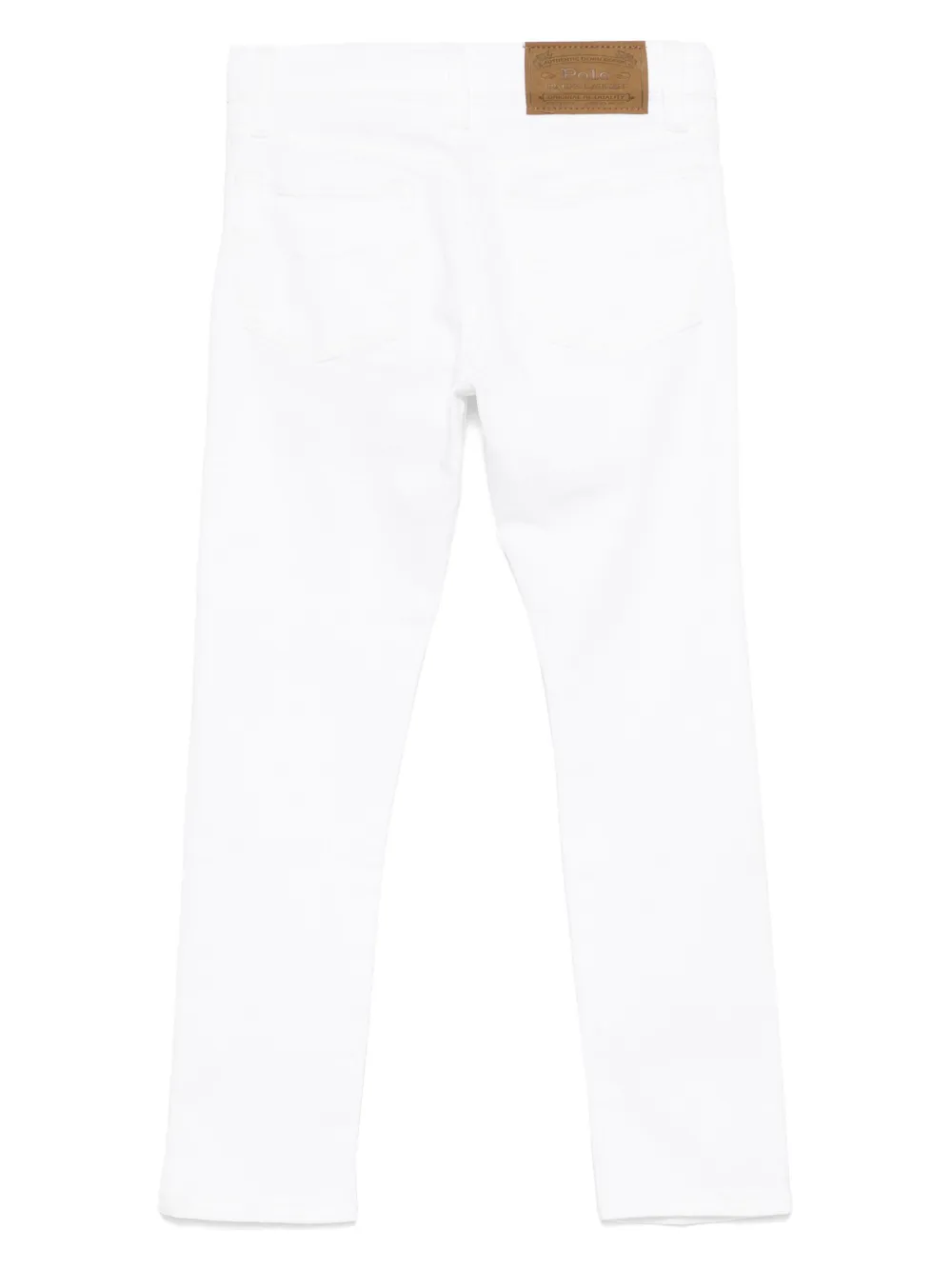 POLO RALPH LAUREN KIDS Jeans met logopatch Wit