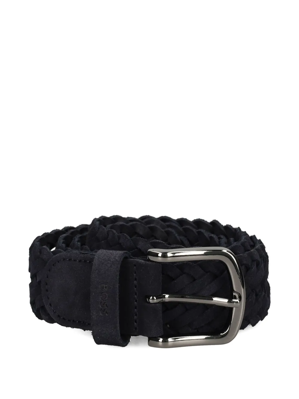 BOSS ceinture en daim | bleu | Image 1