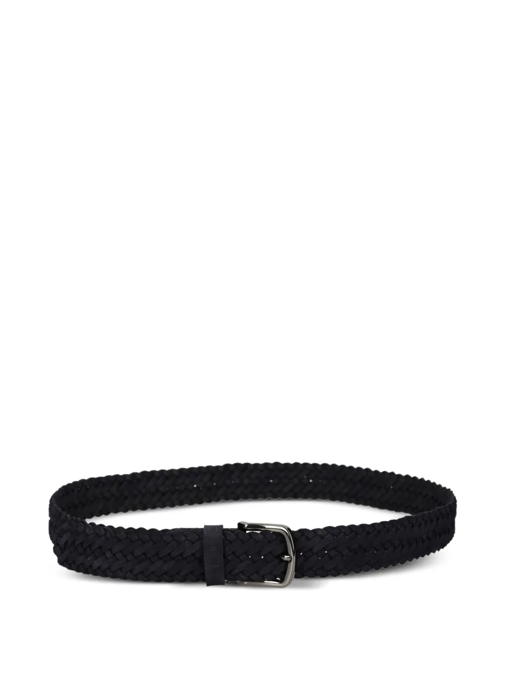 BOSS Suède riem Blauw