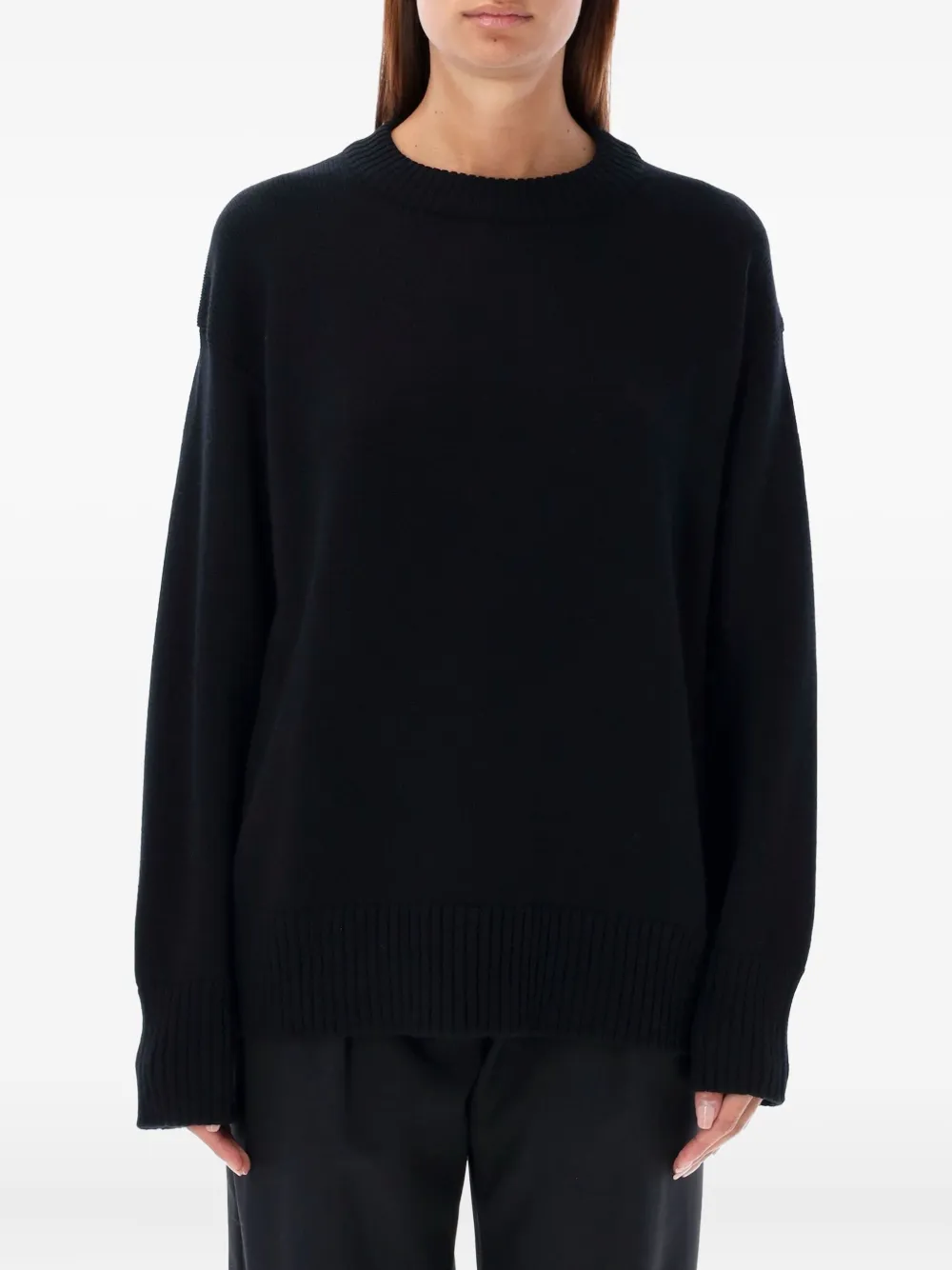 Rhea suéter con cuello redondo | negro | Image 1