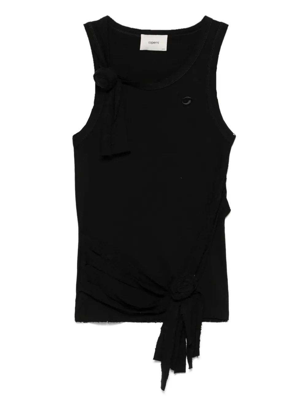 Coperni camiseta con rosa con efecto envejecido | negro | Image 1