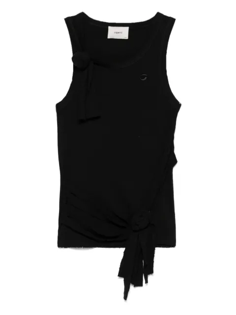 Coperni camiseta con rosa con efecto envejecido