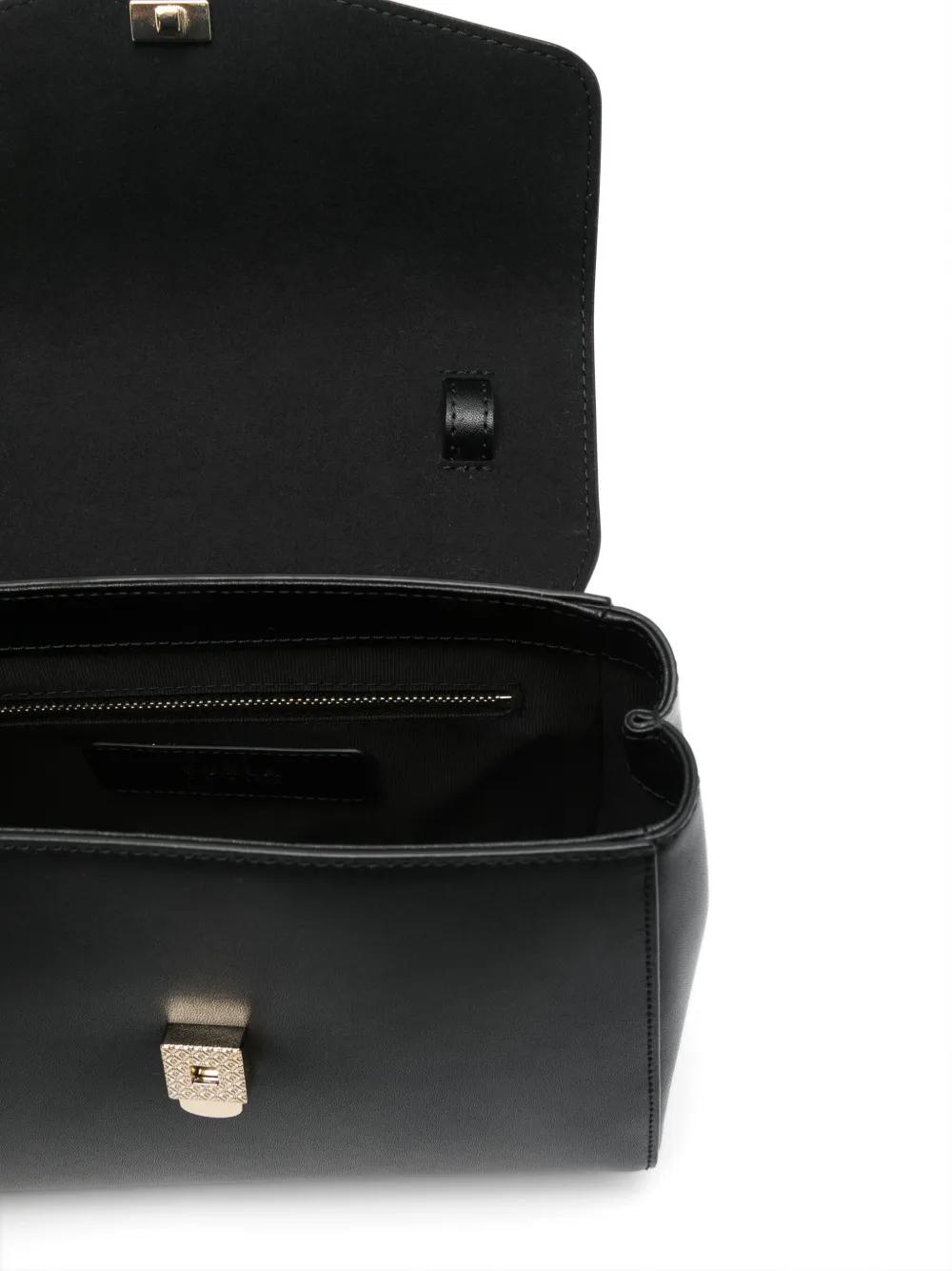 Furla Meridiana mini-shopper Zwart