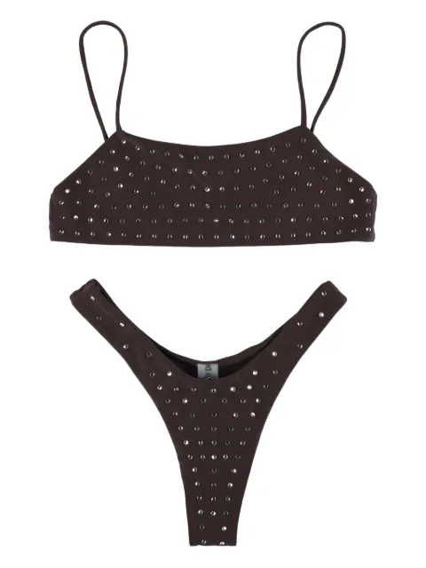 Swim By Di crystal-embellished bikini