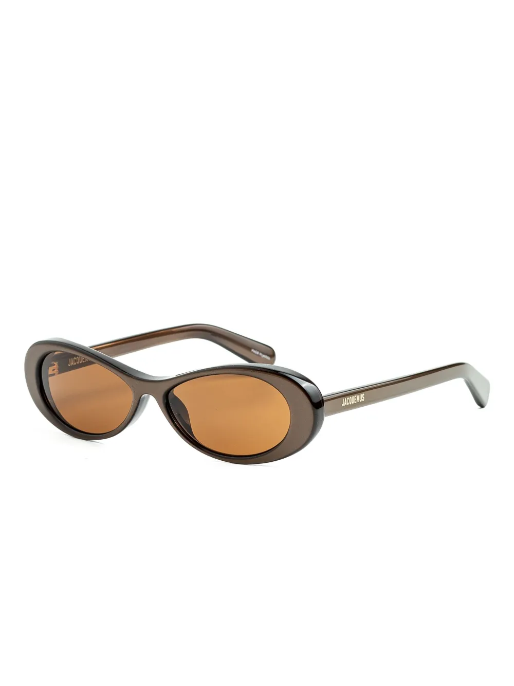 Jacquemus cat-eye frame sunglasses - Bruin