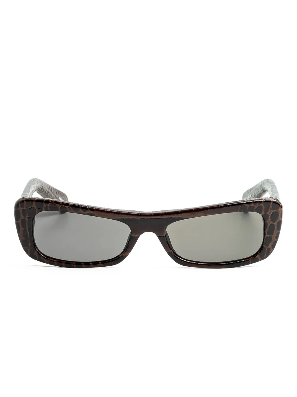 Jacquemus rectangle-frame sunglasses | Brown | Image 1