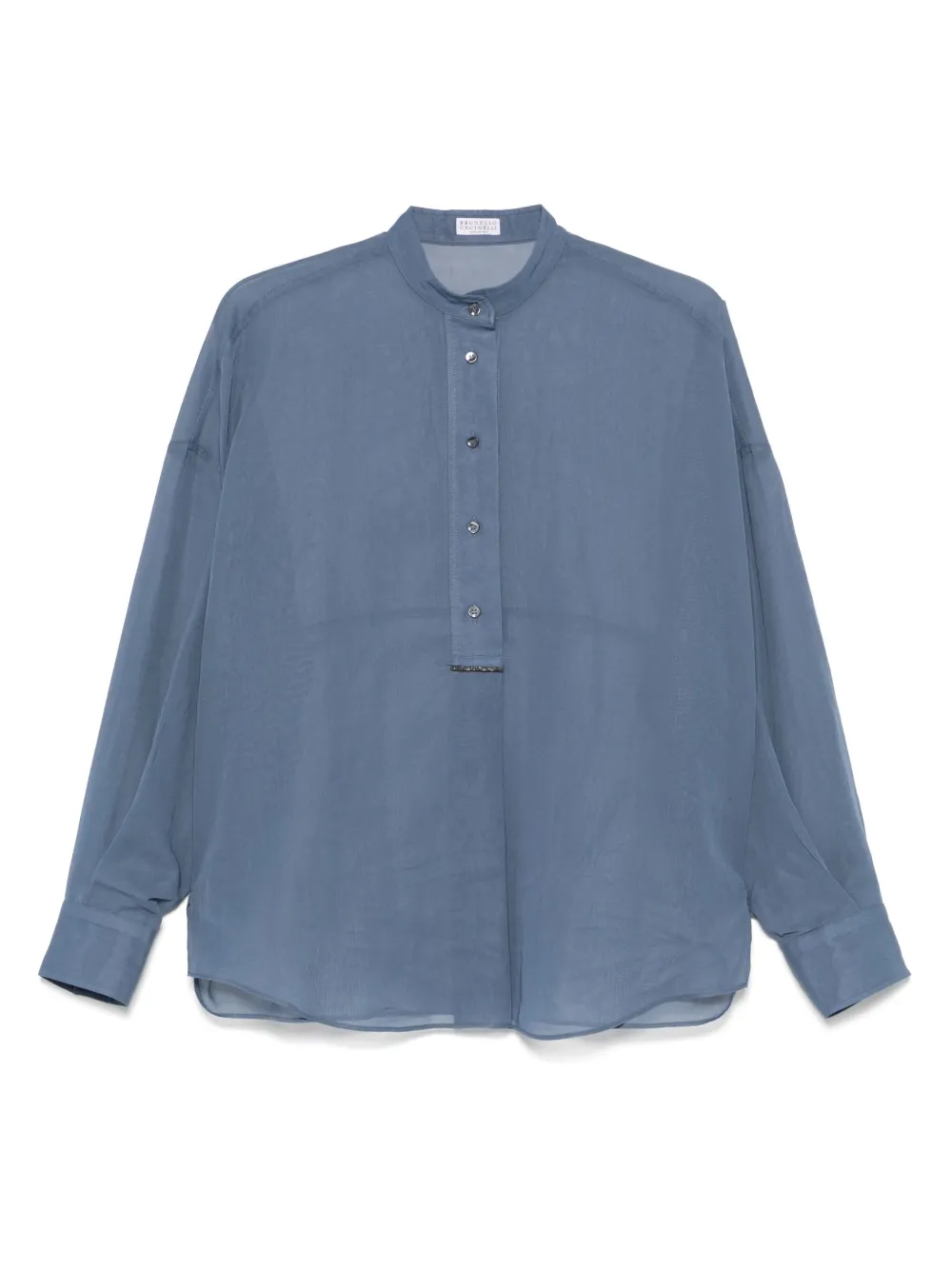 Brunello Cucinelli blusa de algodón | azul | Image 1