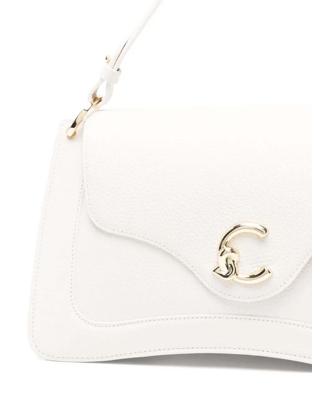 Shop Coccinelle Medium C-me Tote Bag In White