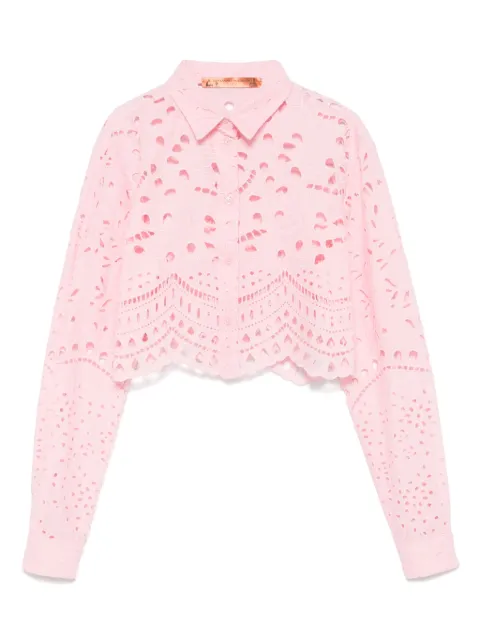 Ermanno Scervino broderie-anglaise shirt