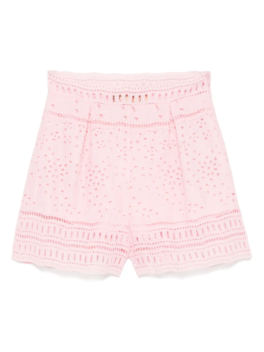 Ermanno Scervino Broderie anglaise shorts Roze