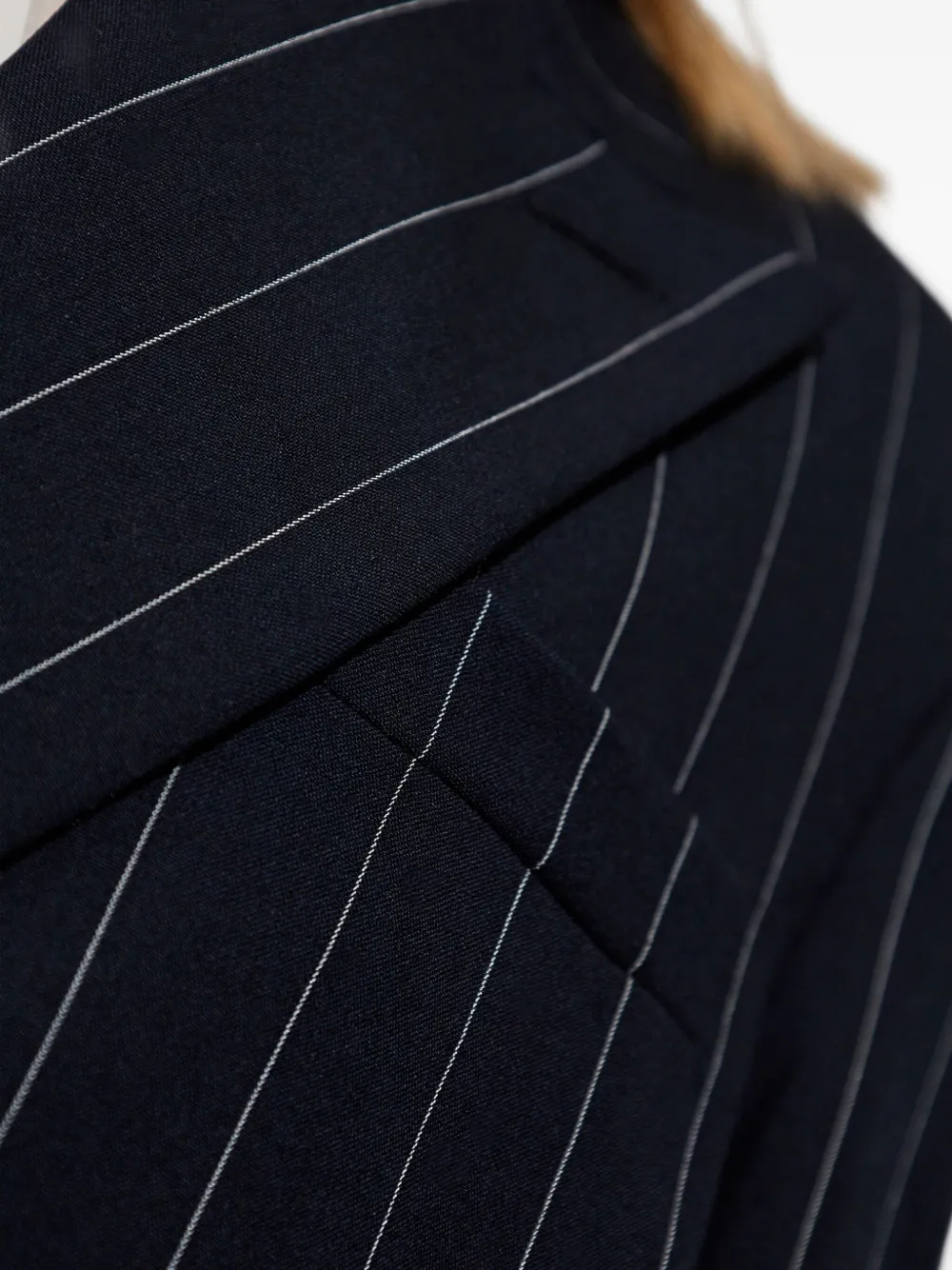 Stella McCartney Blazer met krijtstreep Blauw