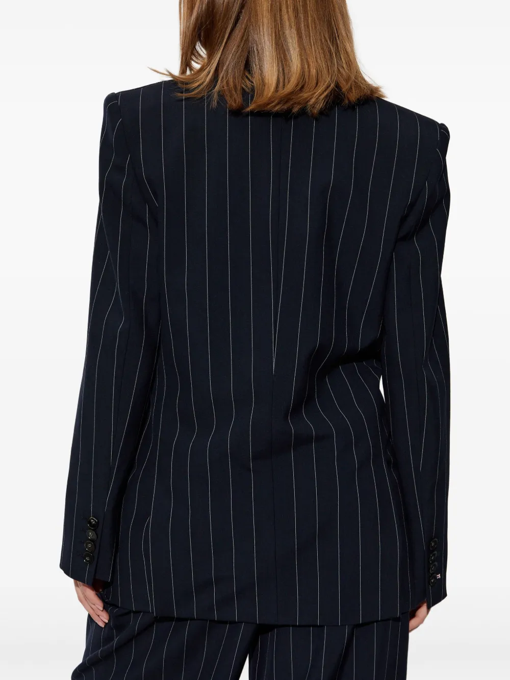 Stella McCartney Blazer met krijtstreep Blauw