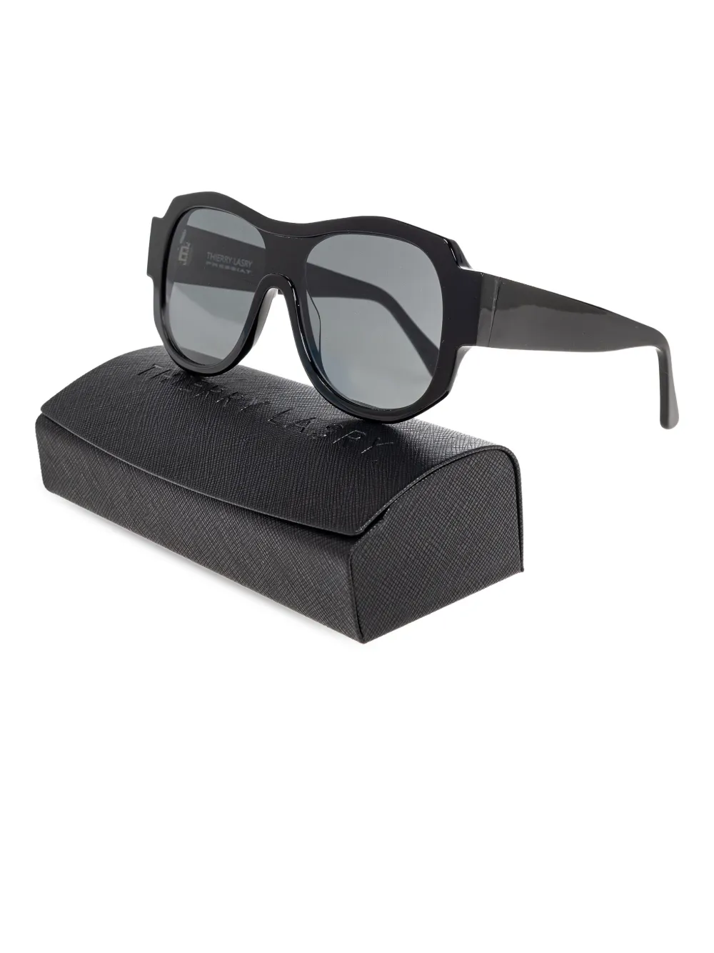 Thierry Lasry x Pressiat Jagger zonnebril Zwart