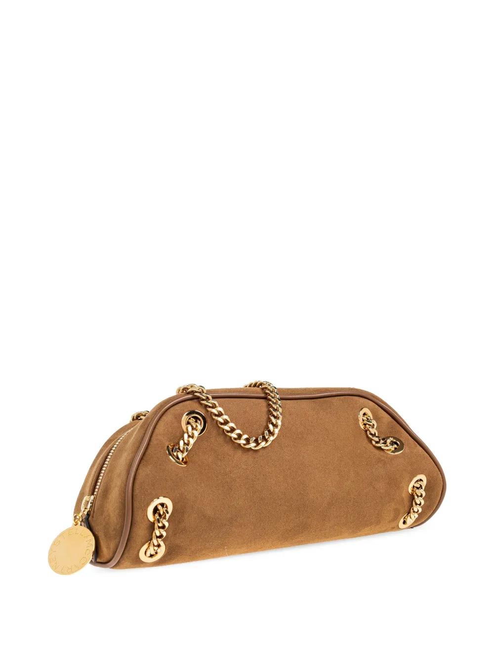 Stella Mccartney Small Bowling Tote Bag In Brown